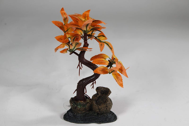 Penn Plax Penn-PLAX Deco-Replicas Bonsai Tree Aquarium Decoration â€“ Orange â€“ Safe for Freshwater and Saltwater Fish Tanks â€“ 8â€ Height - Image 2